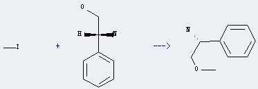 D-Plenylglycinol can react with iodomethane to get (R)-2-methoxy-1-phenylethylamine